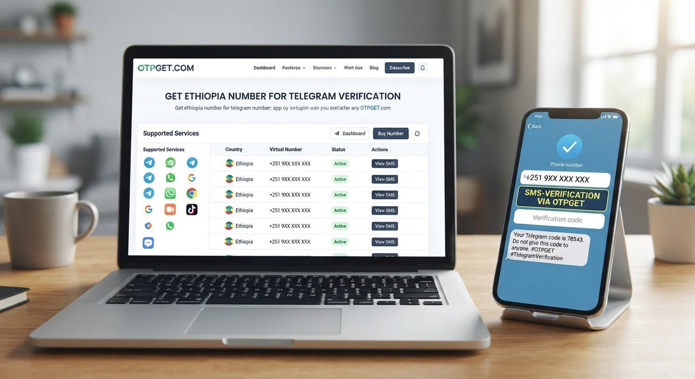 Buy Ethiopia Number for Telegram Verification Online — OTPGet