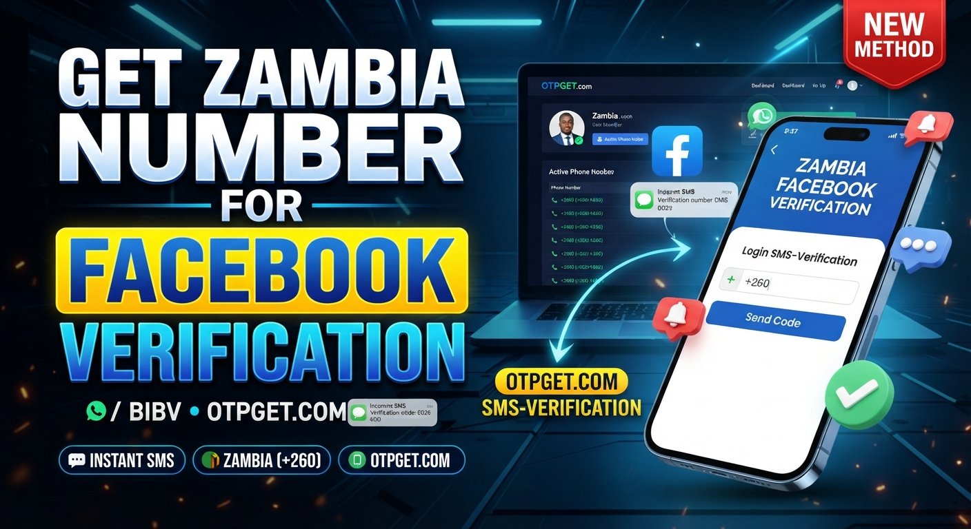 Buy Zambia Number for Facebook Verification — OTPGet Online Now