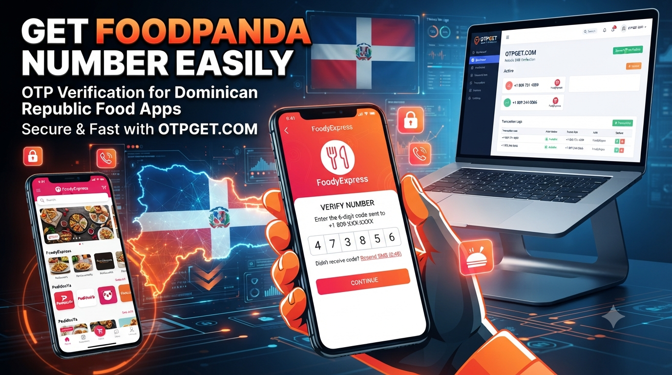 Foodpanda Dominican Republic Number via OTPGET Online SMS App