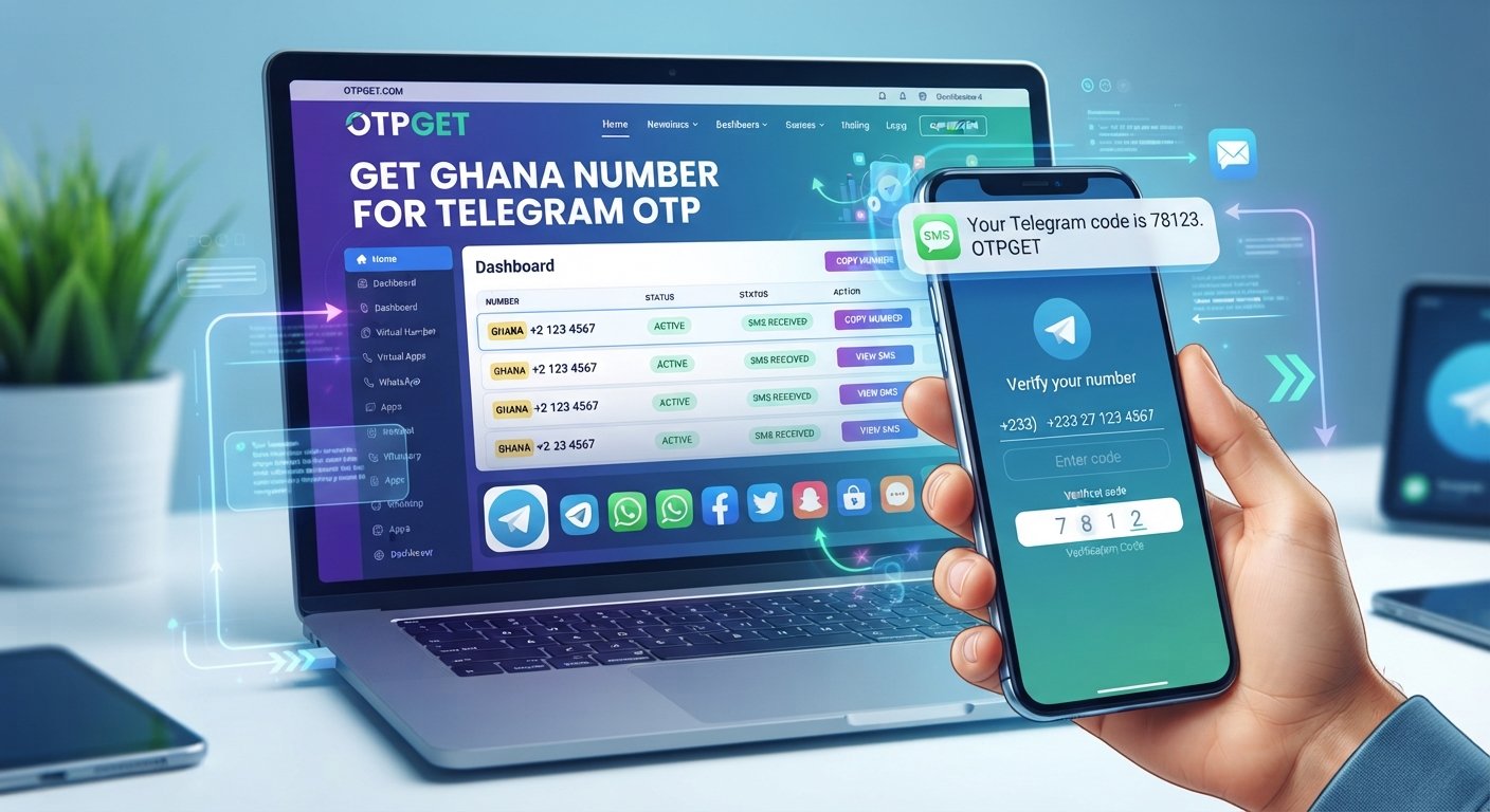 How to Get a Ghana Number for Telegram OTP — Easy OTPGET Guide