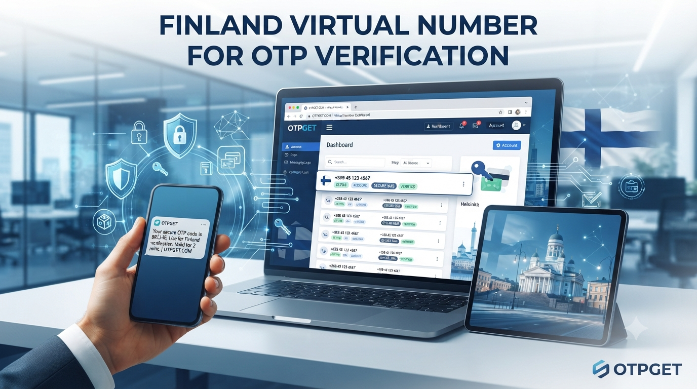 Finland virtual number for OTP verification — OTPGET Guide Now