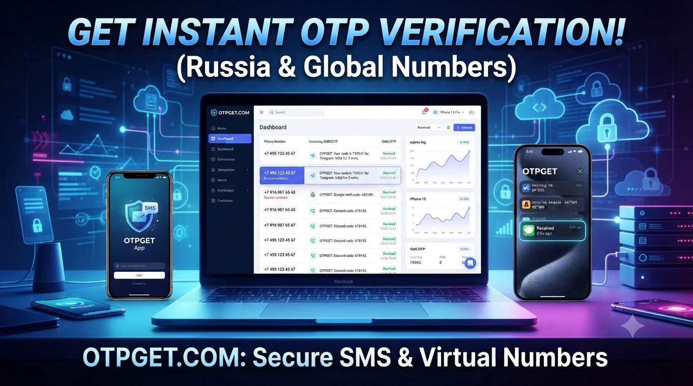 How to Receive Russia SMS Online Using OTPGET Virtual Numbers