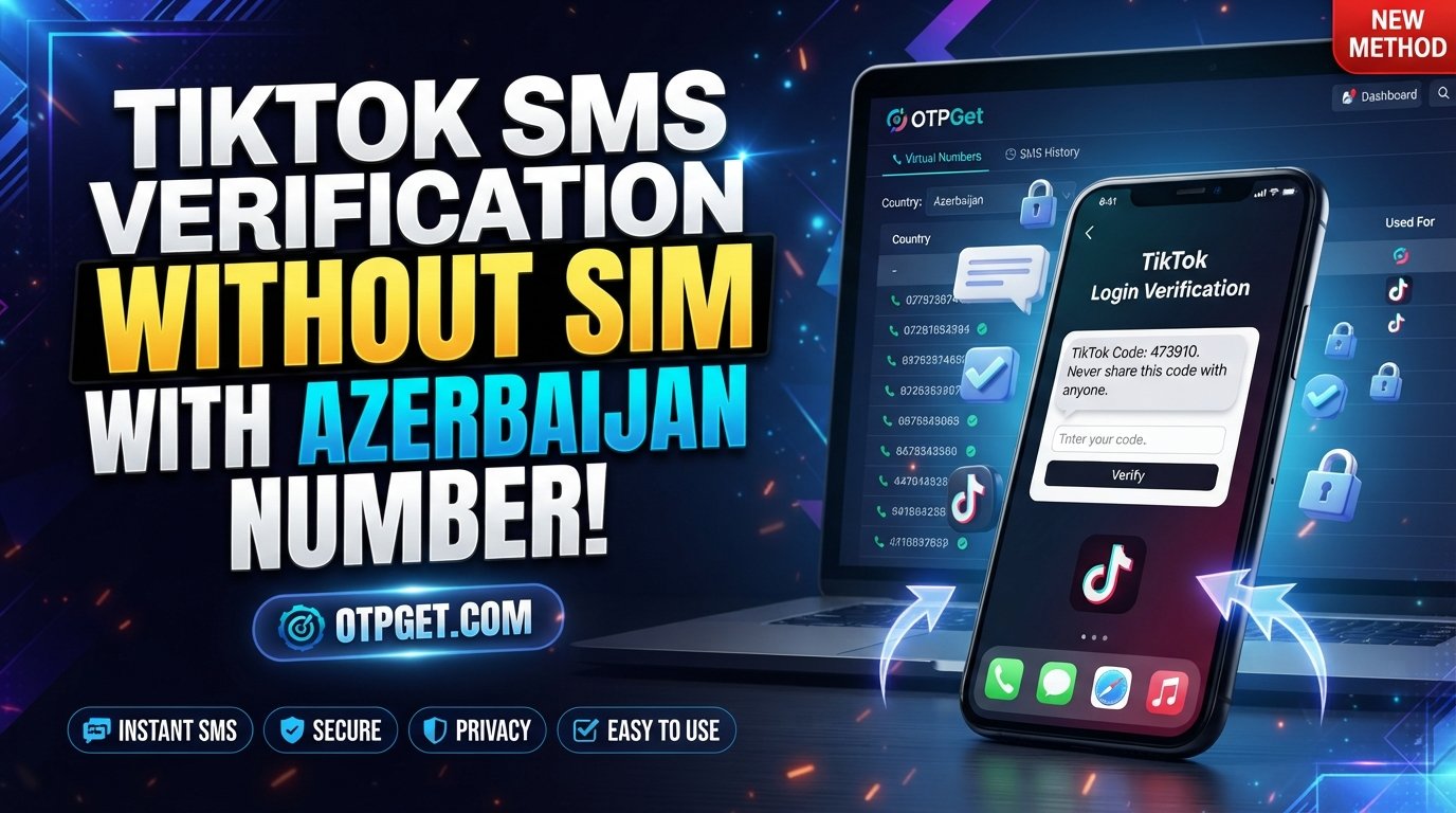 Azerbaijan Virtual Number for TikTok SMS Verification | OTPGet
