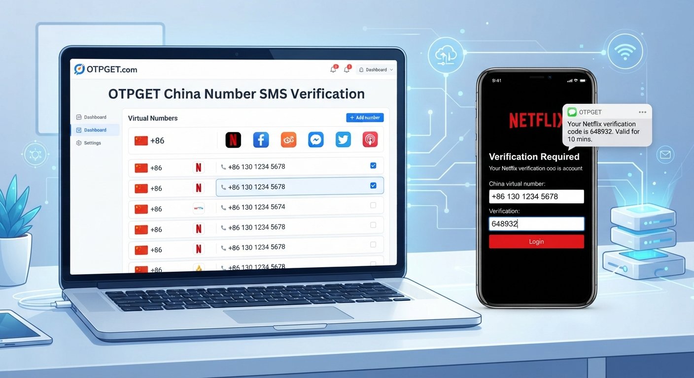 How to Get a China Number for Netflix Verification with OTPGET