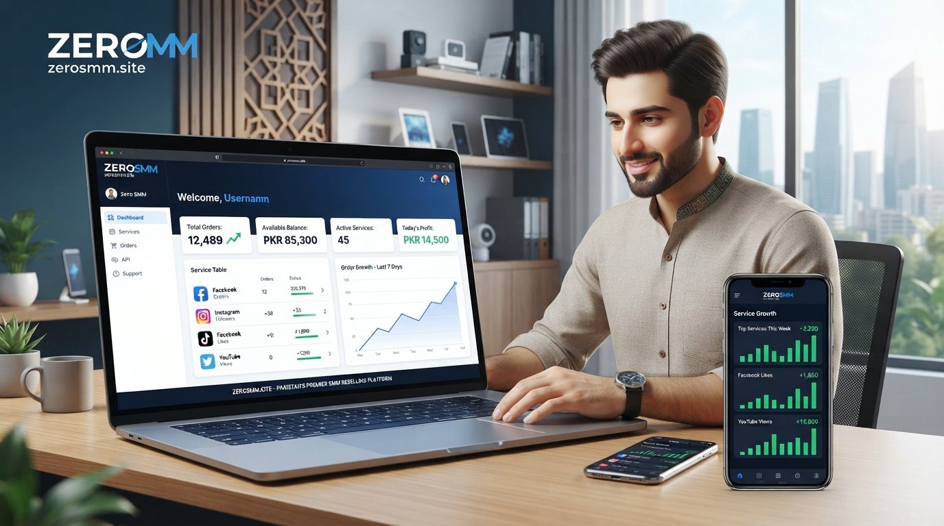SMM Reselling in Pakistan: How It Works | ZERO SMM Complete Guide