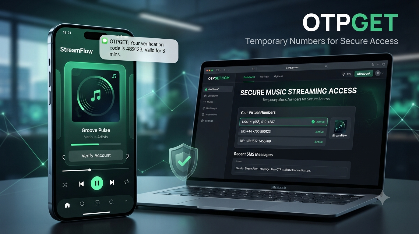 Spotify SMS Verification Temporary Number: How OTPGET Helps You