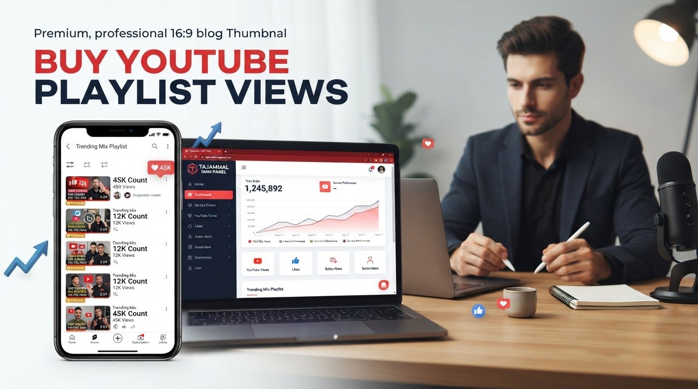 Buy YouTube Playlist Views | Grow Your Channel with TAJAMMAL