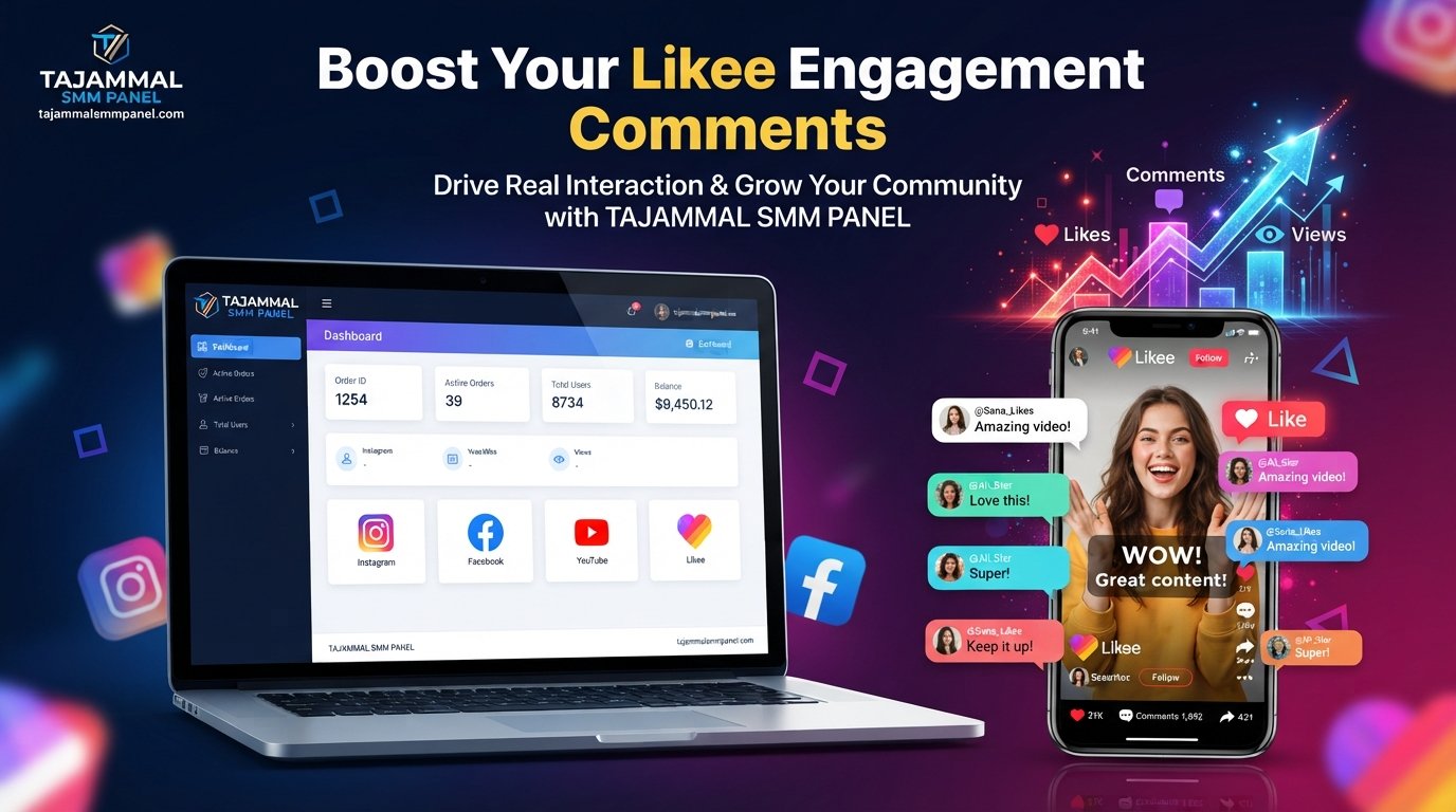Likee Comments: Boost Engagement with TAJAMMAL SMM PANEL