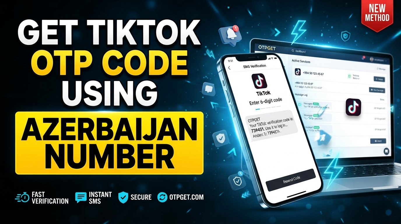 Get TikTok OTP Code Using Azerbaijan Number: OTPGET Guide Online