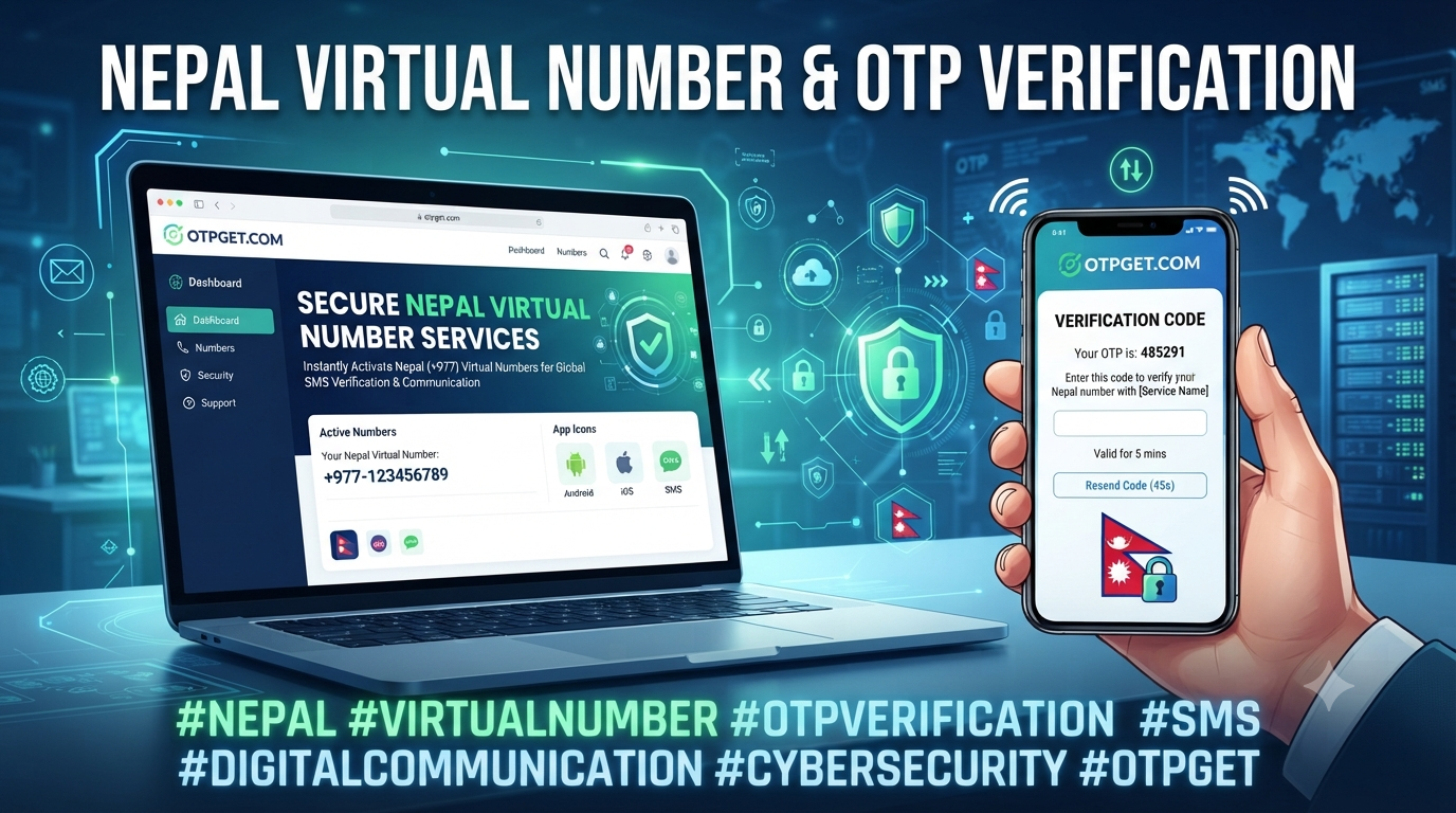 Buy Nepal Virtual Number for OTP Verification | OTPGet Guide