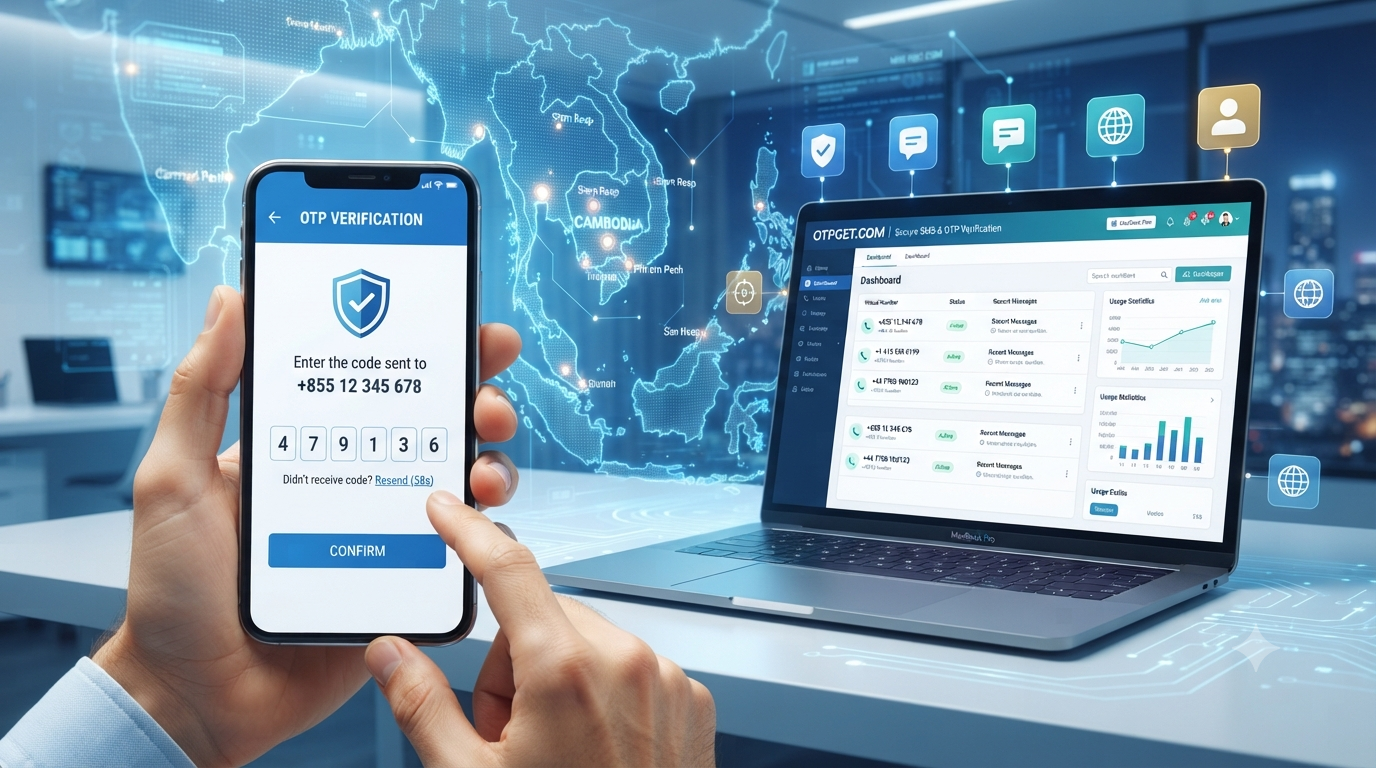 Cambodia OTP Number Online: Get Secure Access with OTPGET Now