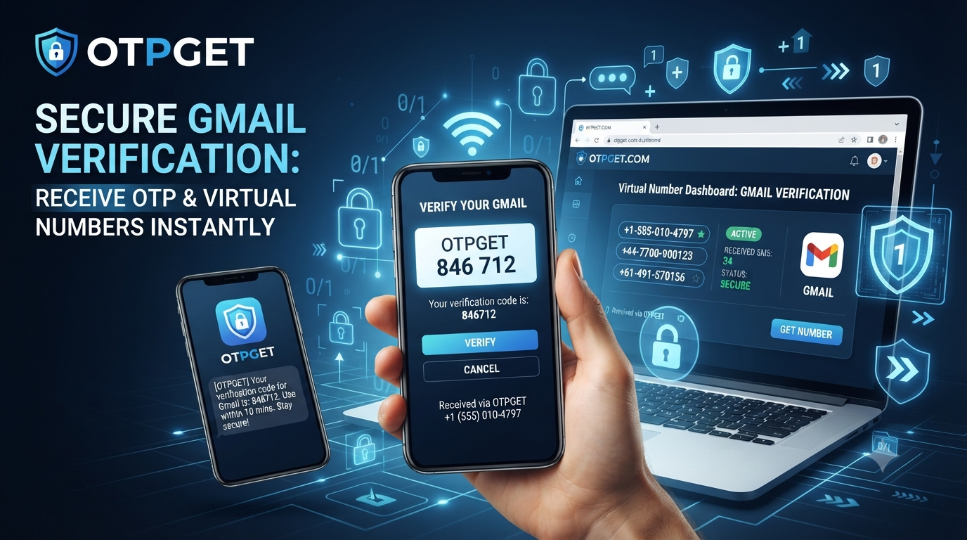 Gmail Verification — Best Virtual Number Guide with OTPGET