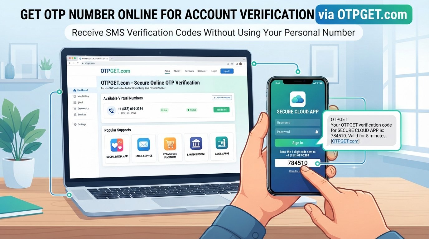Get OTP Number Online for Account Verification | OTPGET Guide
