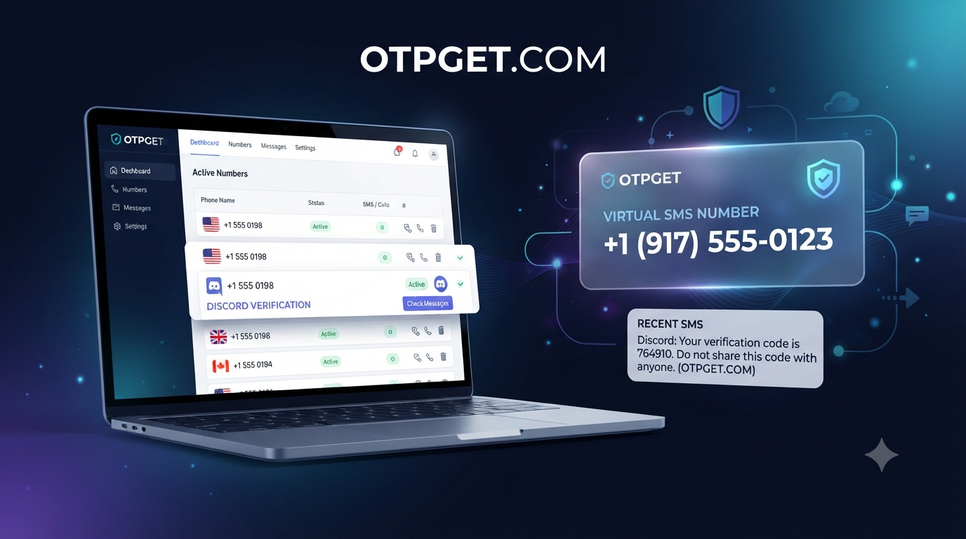 Discord SMS Verification Using Temporary Number | OTPGet Guide (61 characters)