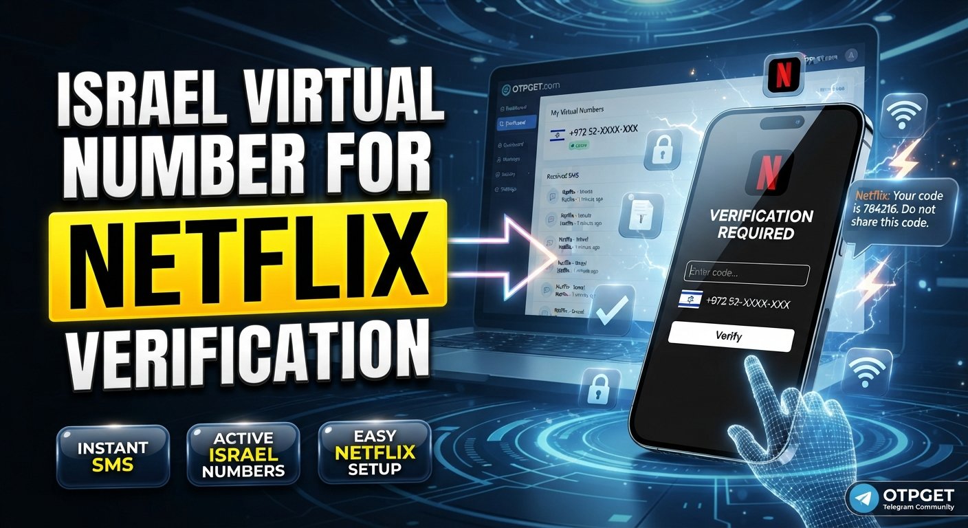 Israel Virtual Number for Netflix Account Verification | OTPGET