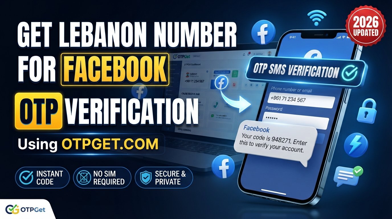 Lebanon Number for Facebook OTP — Easy Online Guide with OTPGet