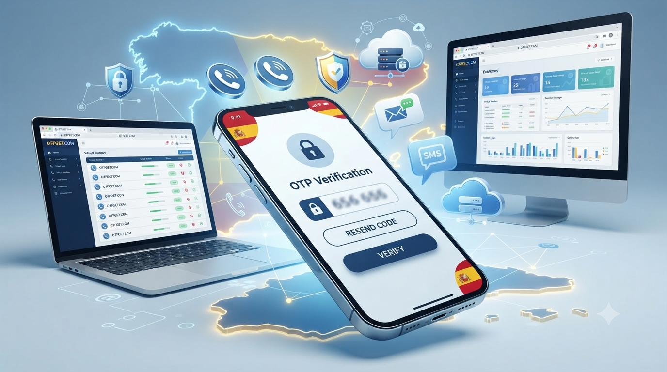 Buy Spain Virtual Number with OTPGET for Easy OTP Verification