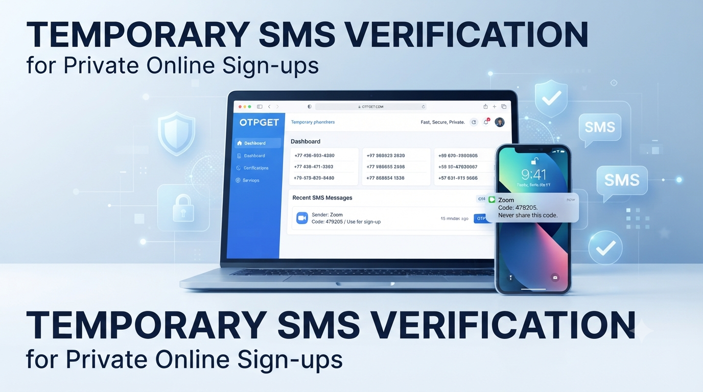 How to Get a Temporary OTP Number for Zoom Verification | OTPGet