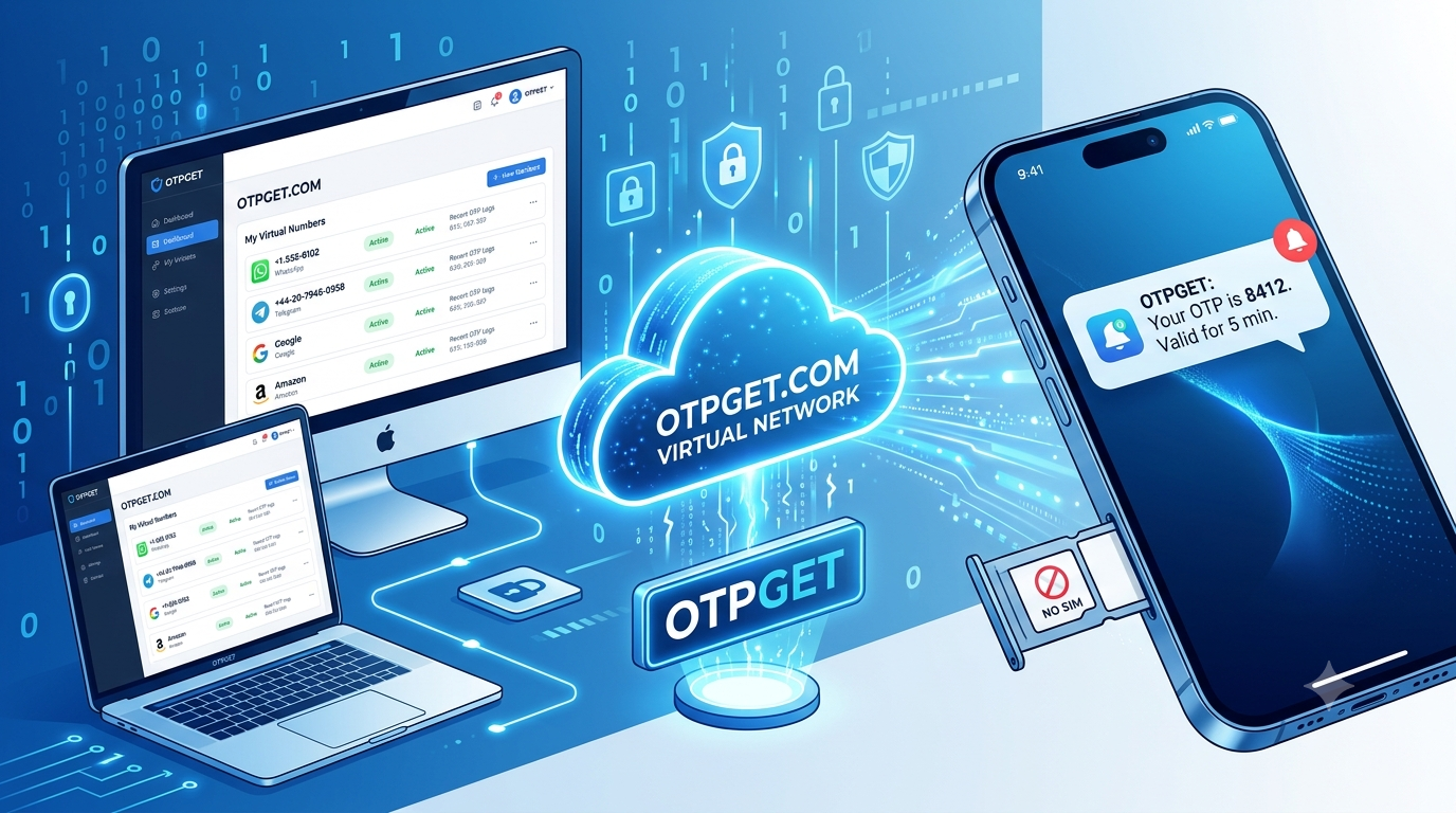 How to Get OTP Without a SIM Card Using OTPGET Easily