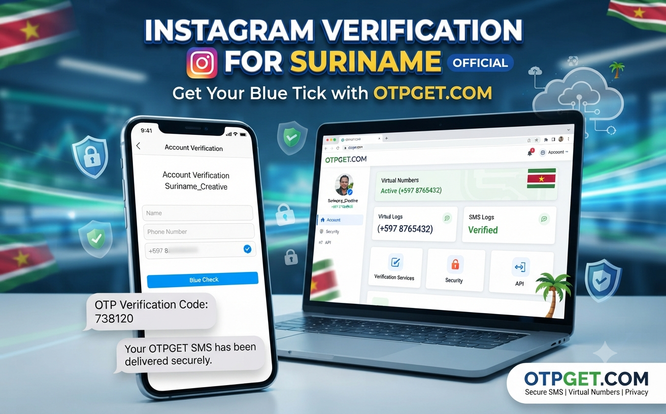 Instagram Verification Number Suriname: Get Codes with OTPGET