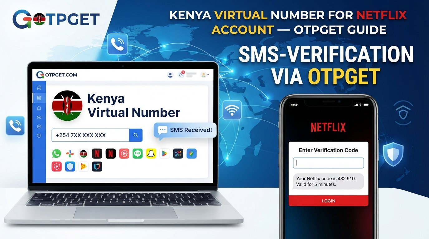 Kenya Virtual Number for Netflix Account — Complete OTPGET Guide
