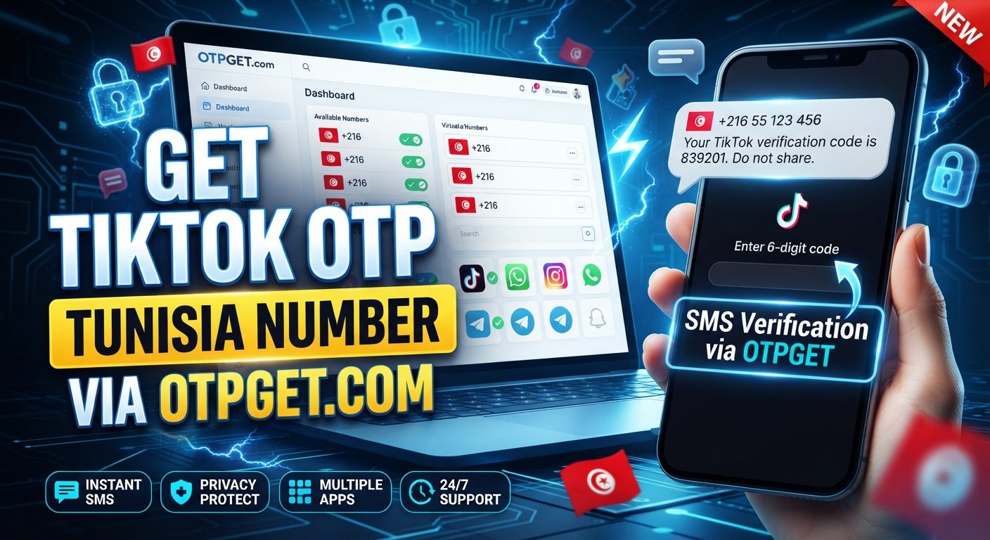 Get TikTok OTP Code Using Tunisia Number — Easy OTPGet Guide