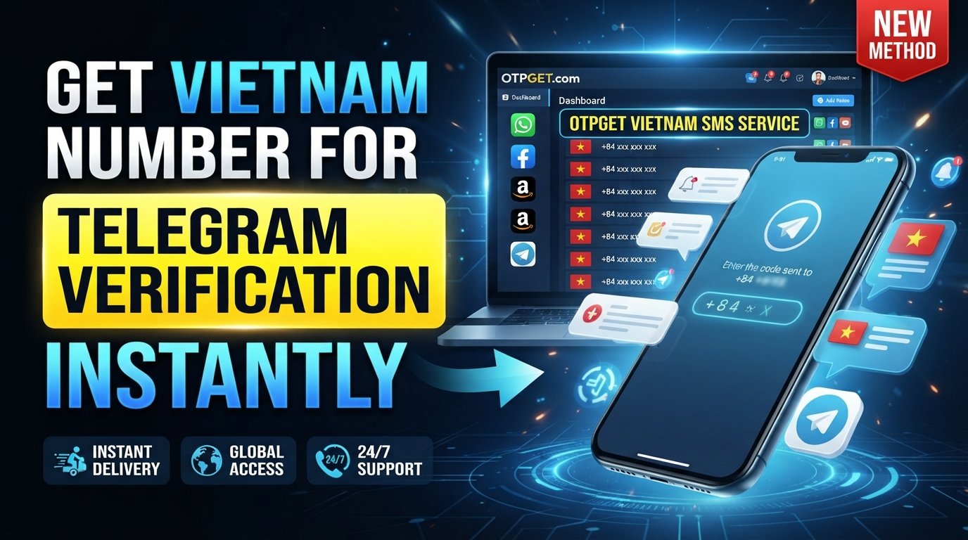 Buy Vietnam Number for Telegram Verification with OTPGET Online