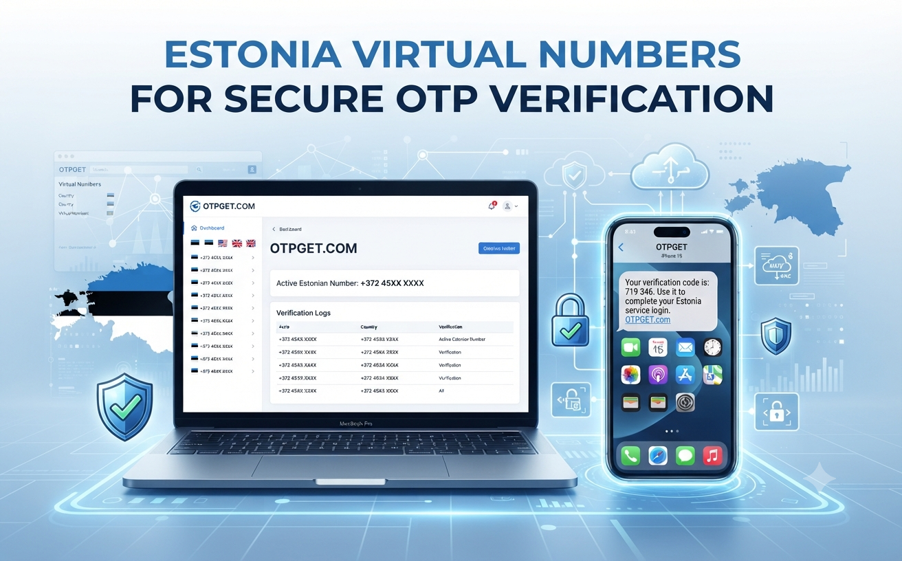 Get OTP Number for Estonia — OTPGet Secure Verification Service