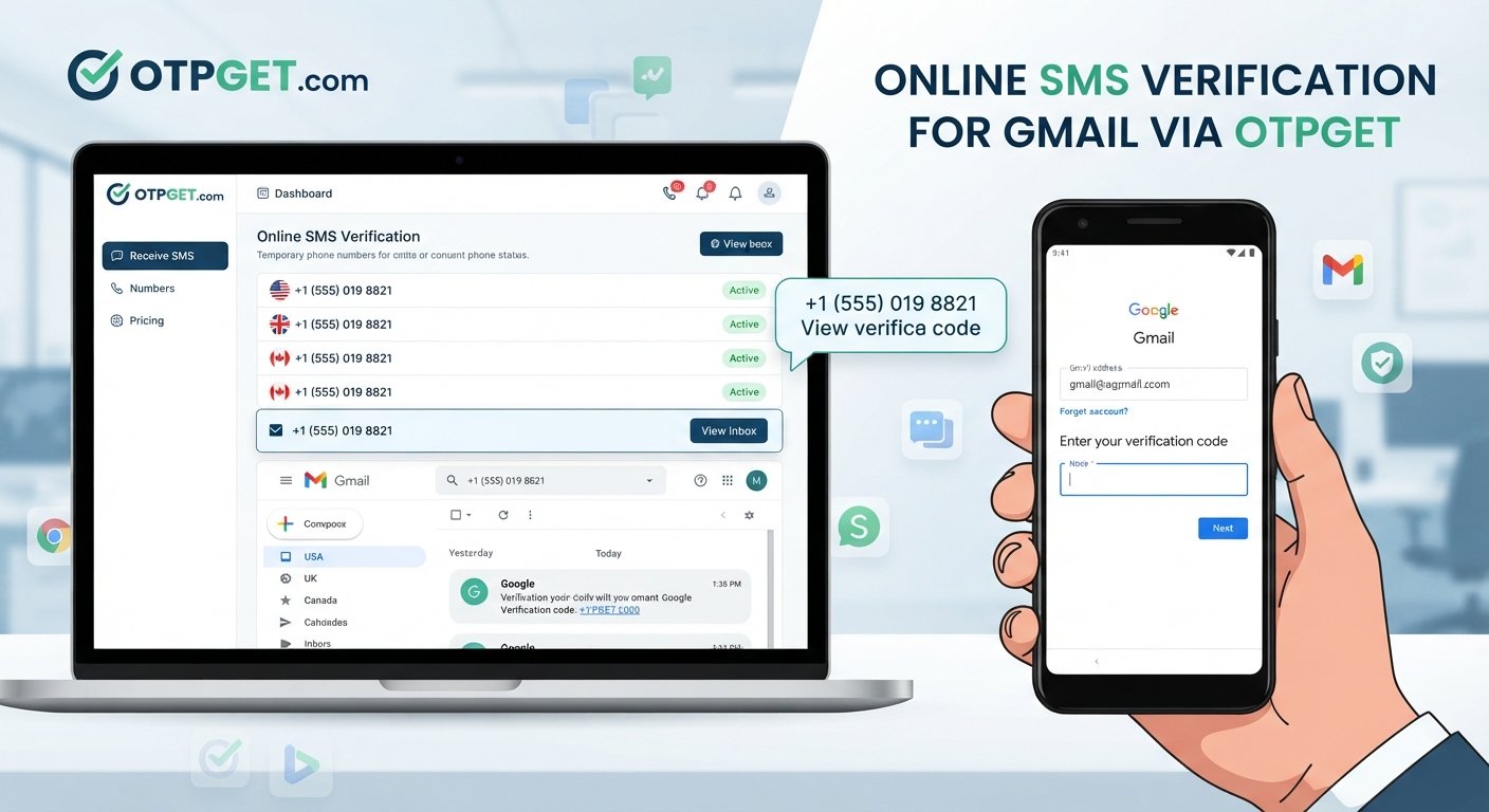 Gmail Verification Number: Receive Code Online Safely & Easily