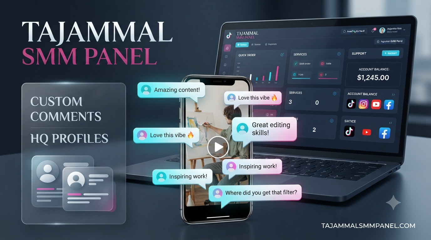 TikTok Custom Comments from HQ Profiles | TAJAMMAL SMM PANEL