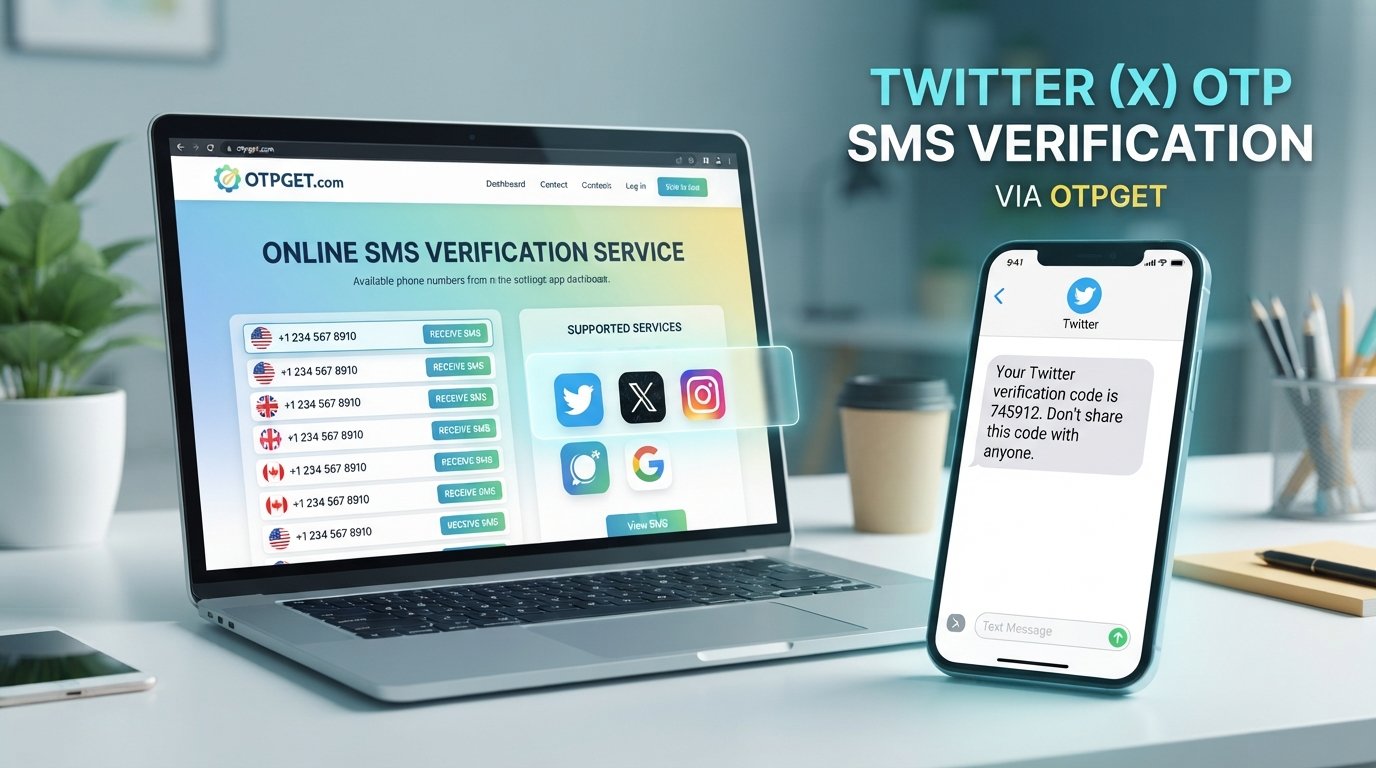 Twitter (X) OTP Number: Receive SMS Code Online with OTPGET