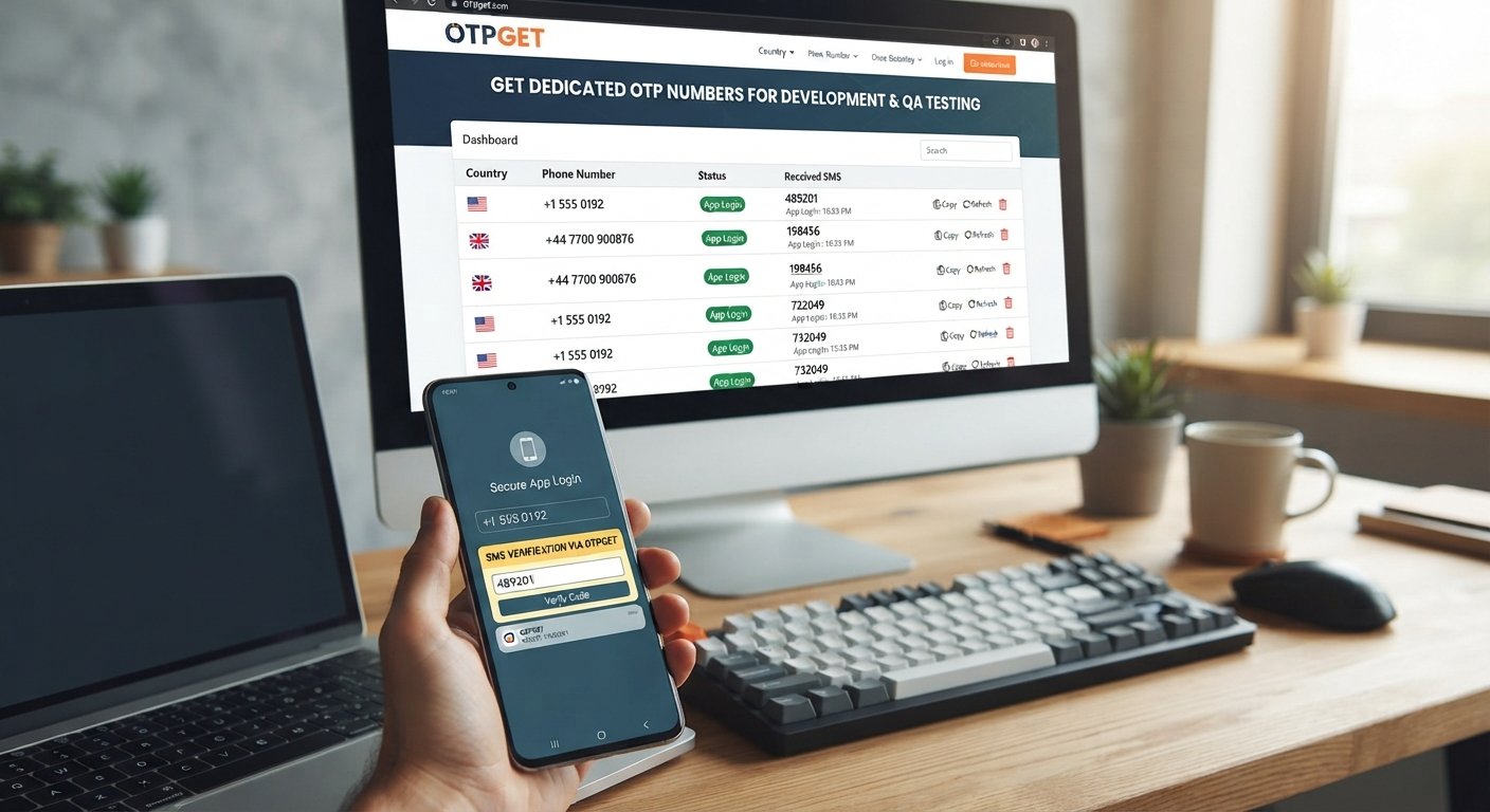 Get OTP Number for Testing and Development With OTPGET Today