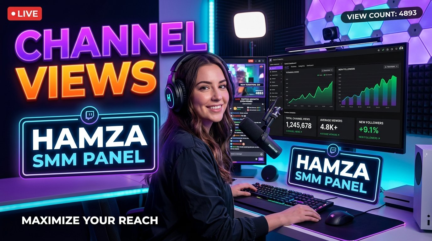 Buy Twitch Channel Views with HAMZA SMM PANEL for More Visibility