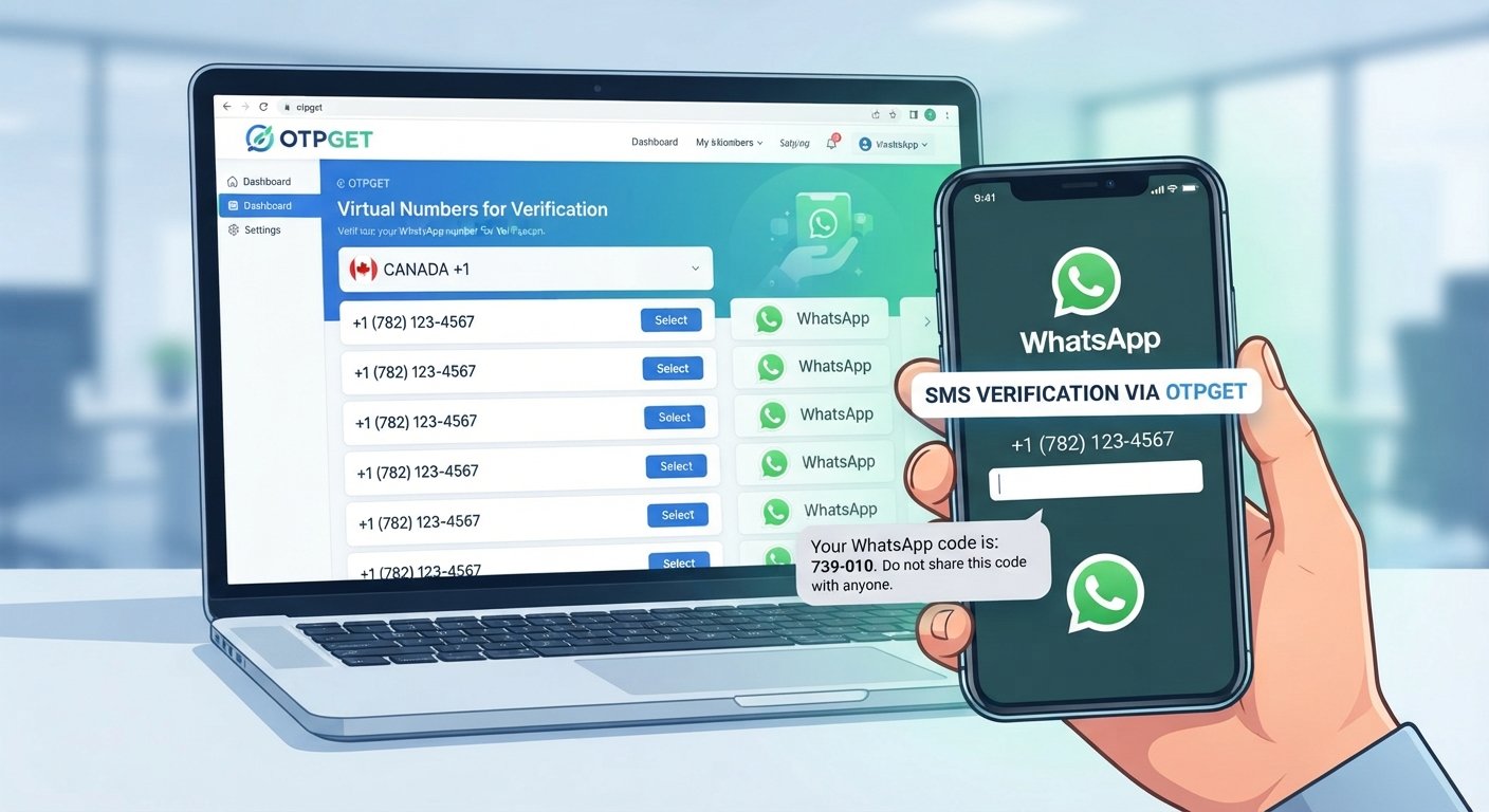 Buy Canada Number for WhatsApp Verification | OTPGET Guide