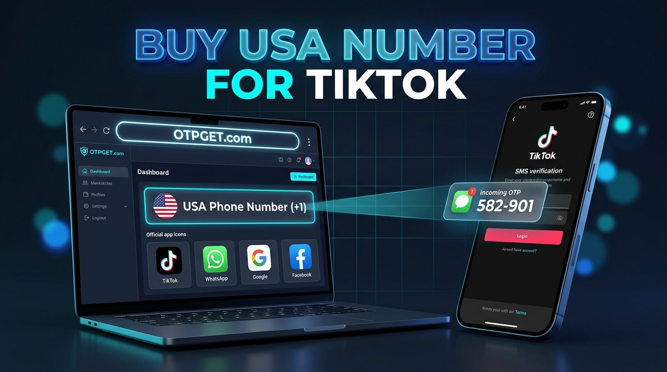 How to Receive TikTok SMS From Pakistan Online | OTPGET Guide