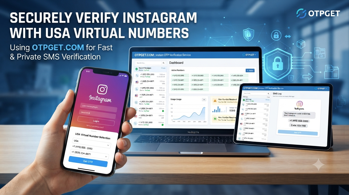 Buy Instagram USA Number Safely with OTPGET Online Access Now