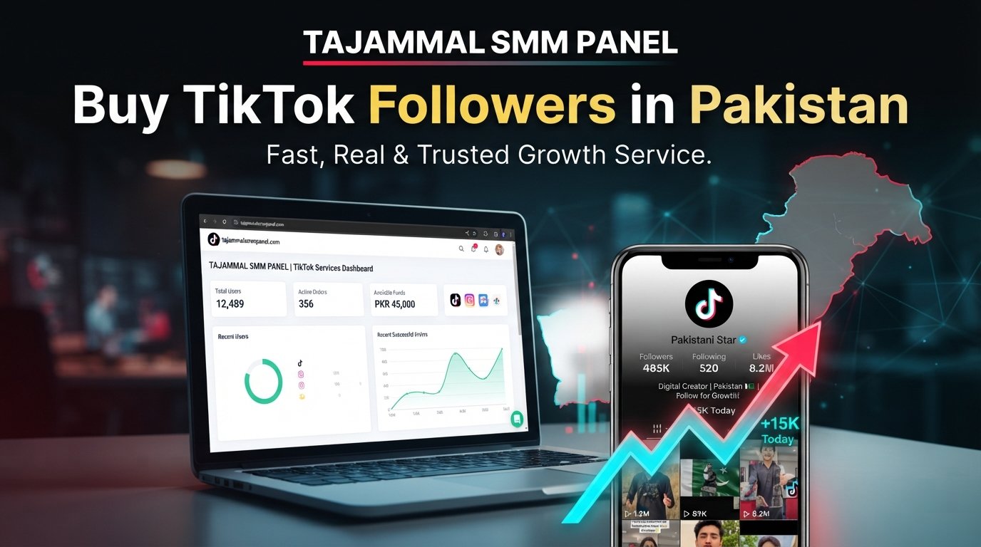Buy TikTok Followers in Pakistan | TAJAMMAL SMM PANEL
