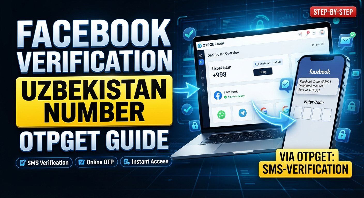 Uzbekistan Facebook Verification Number: OTPGET Guide & Tips