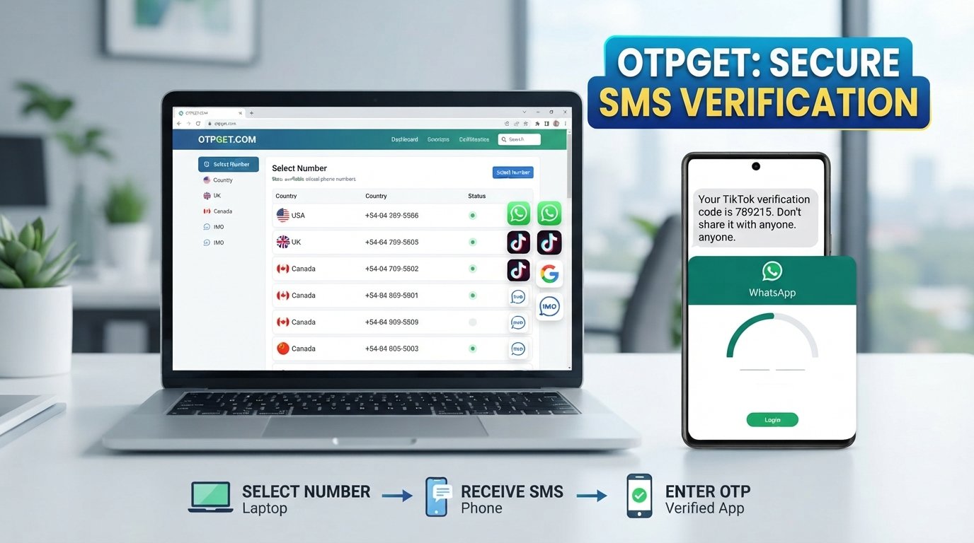 Get OTP Online with OTPGET: Receive SMS Verification Codes Easily