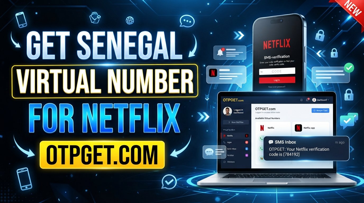 Senegal Virtual Number for Netflix Account | OTPGET SMS Guide