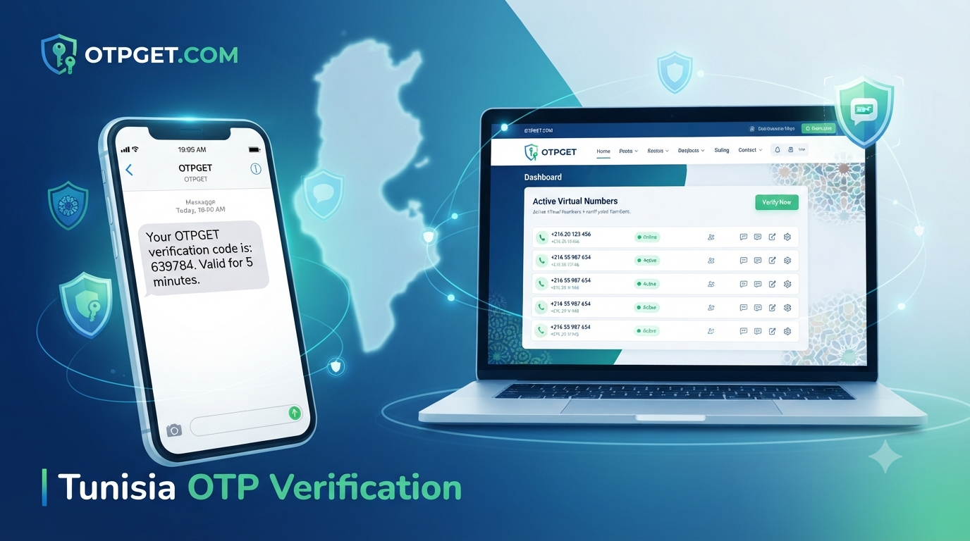 How to Get a Tunisia OTP Number Easily Online with OTPGET Service