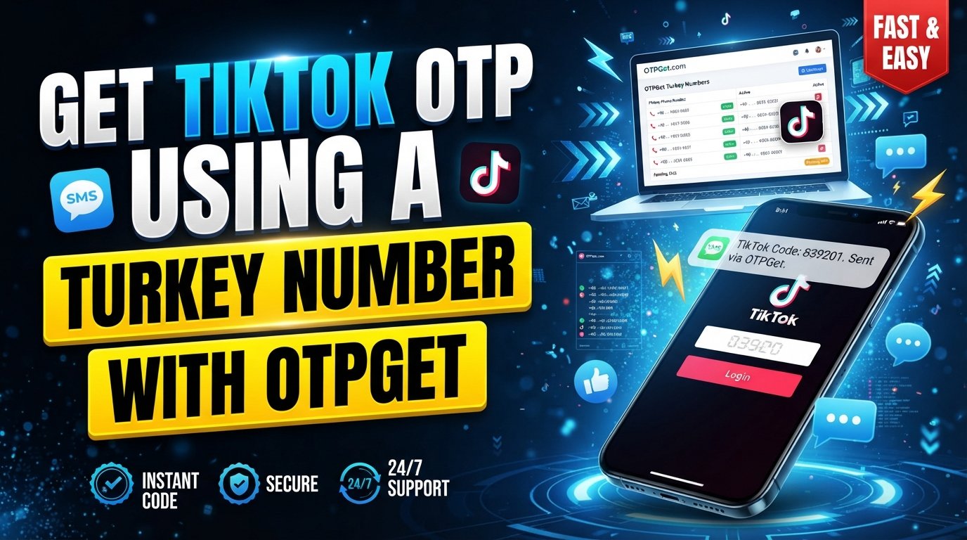 Get TikTok OTP Code Using a Turkey Number — OTPGet Complete Guide