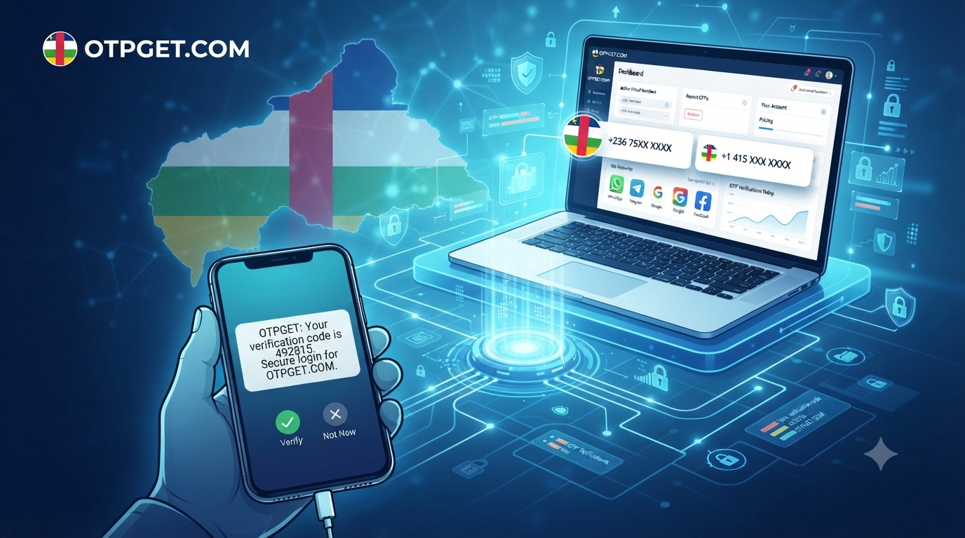 Buy Central African Republic Virtual Number Securely with OTPGet