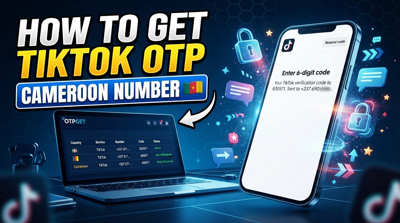 TikTok OTP Code Using Cameroon Number: OTPGET Step-by-Step Guide