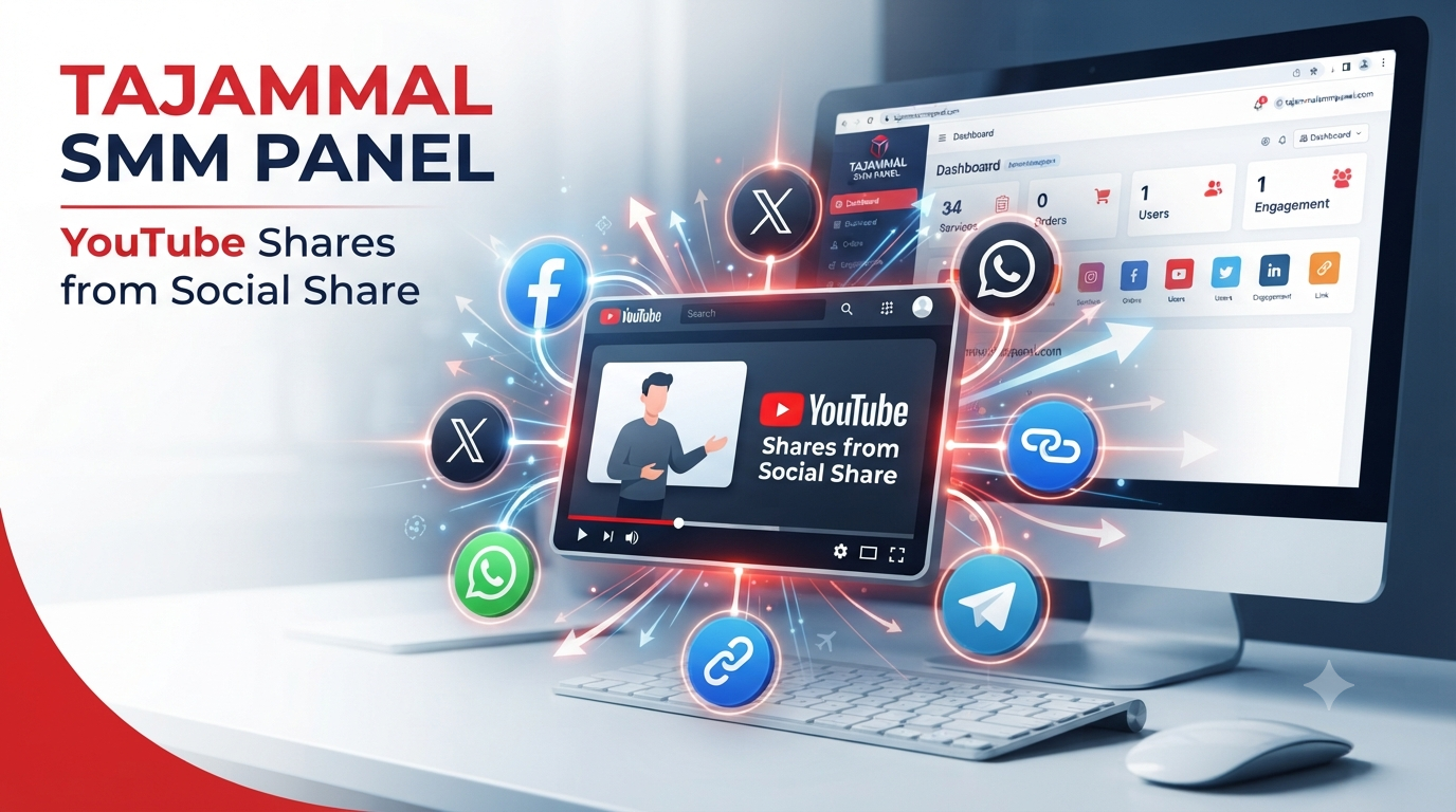 YouTube Shares from Social Share | TAJAMMAL SMM PANEL Guide & Tips
