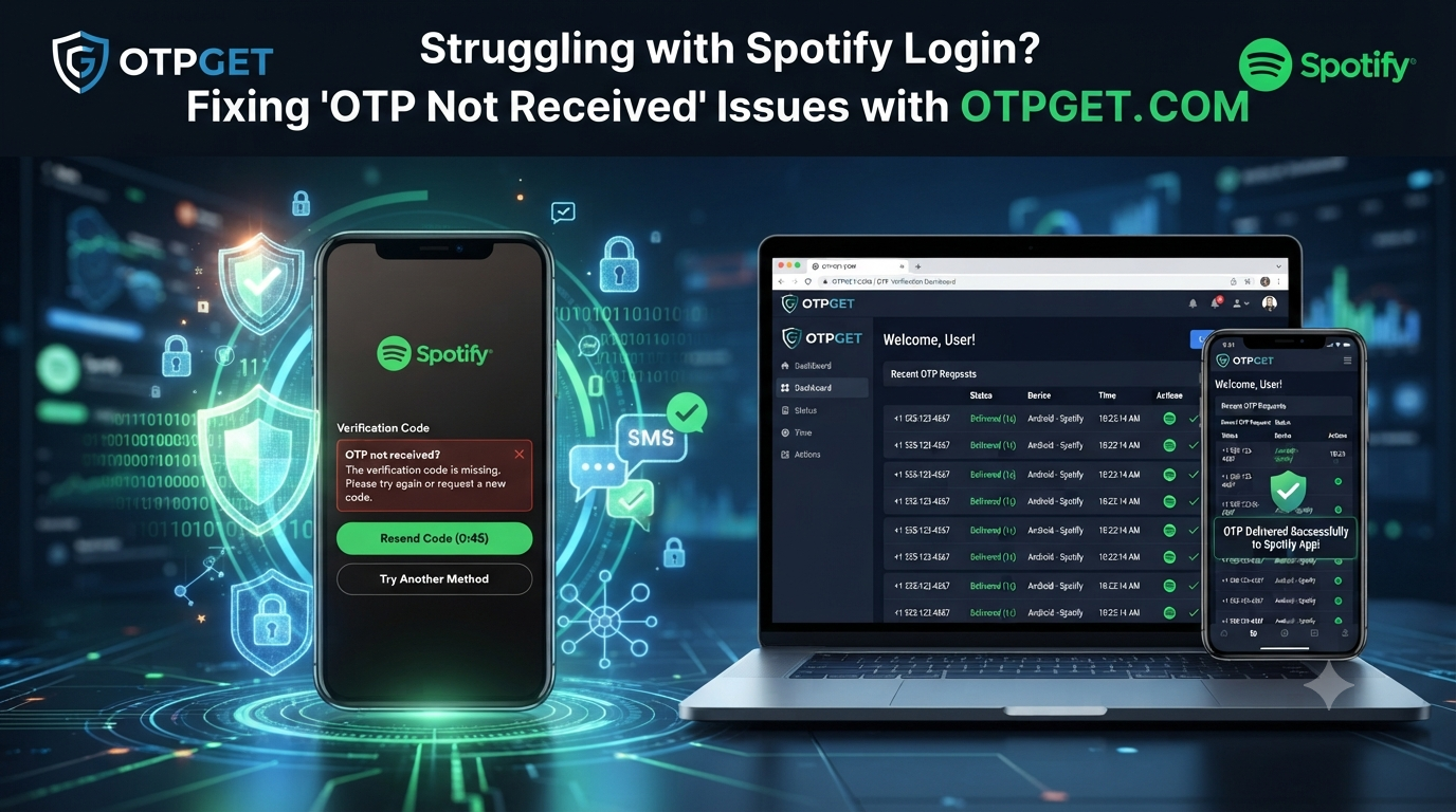 Spotify OTP Not Received Fix OTPGET: Solve OTP Issues Fast