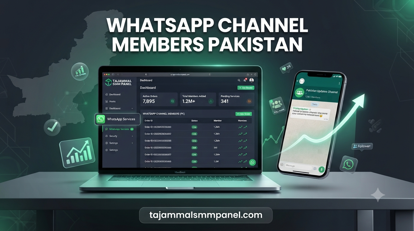 WhatsApp Channel Members Pakistan | TAJAMMAL SMM PANEL HQ Profiles