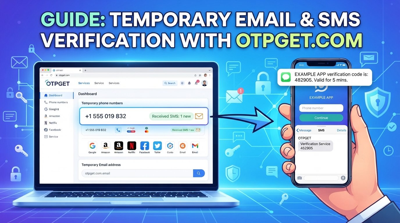 Temporary Email and SMS Verification: A Complete Guide to OTPGET