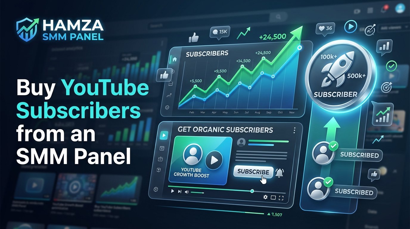 Buy YouTube Subscribers from an SMM Panel | HAMZA SMM PANEL