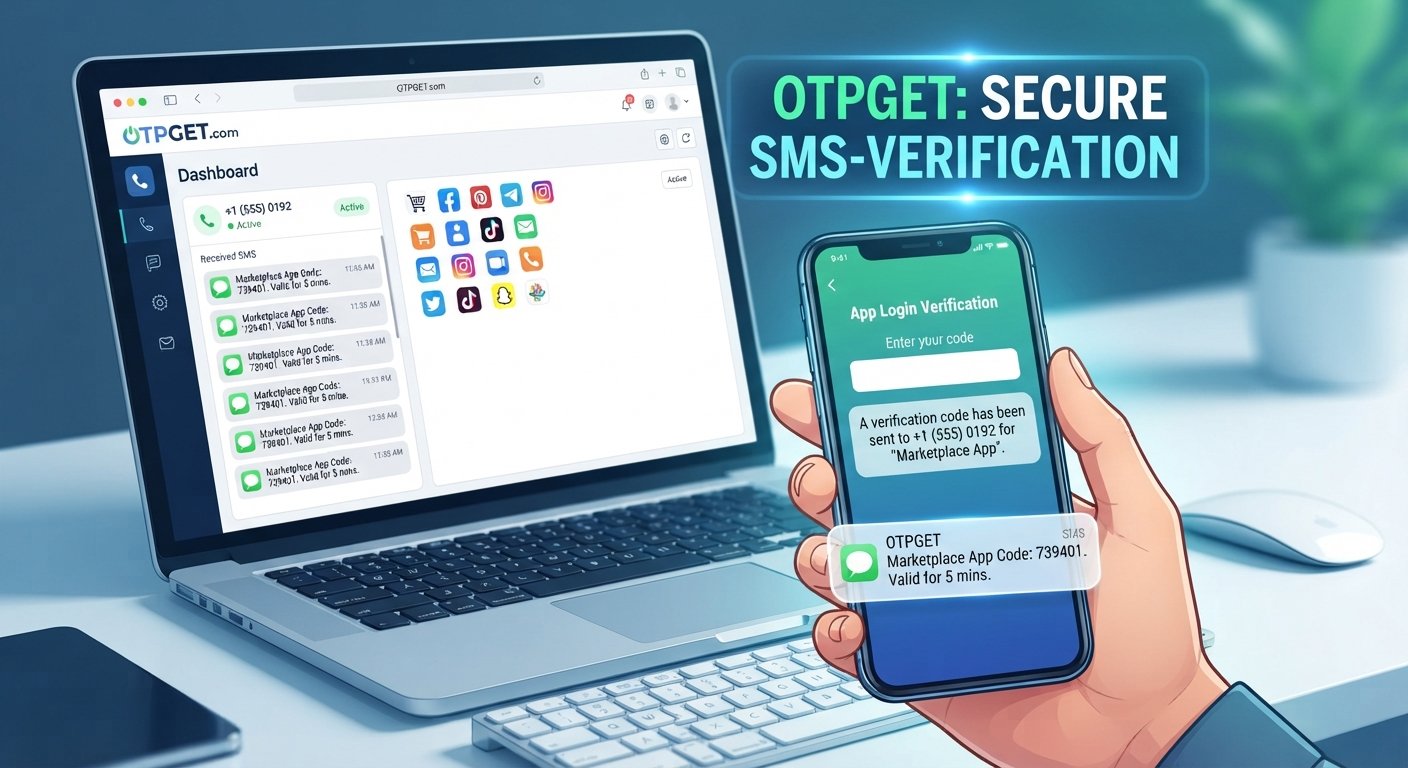 OTPGET – Private Numbers for Verification Without a Personal SIM